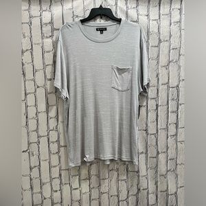 Macy’s INC International Conc. :XXL Men’s Short SleeveT Shirt Ribbed Stucco Gray